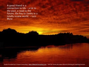 Quote of the Day - Friends
